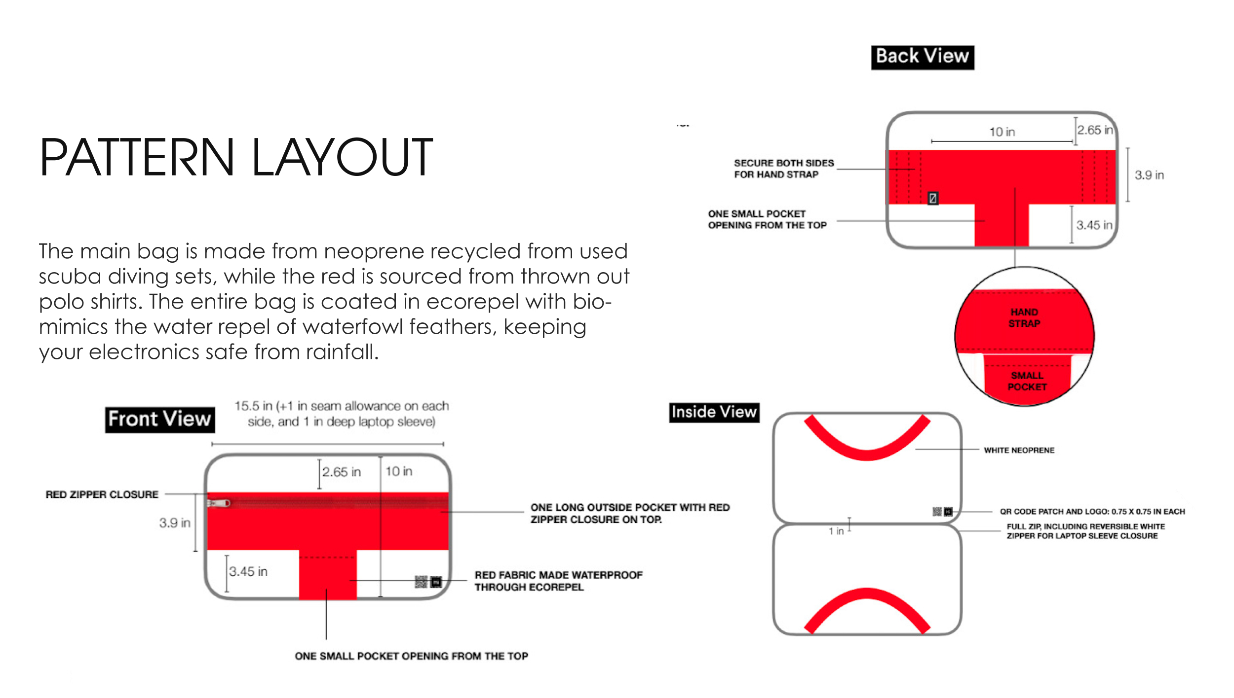 i-lab Zero Waste Laptop Sleeve